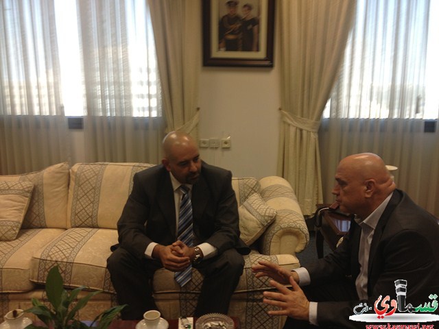 النائب عيساوي فريج يلتقي السفير الأردني وليد عبيدات